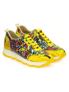 Goby Sneakersy w kolorze żółtym rozmiar: 40. Żółte trampki Goby, bez wzorów, bez zapięcia. Za 249,95 zł.