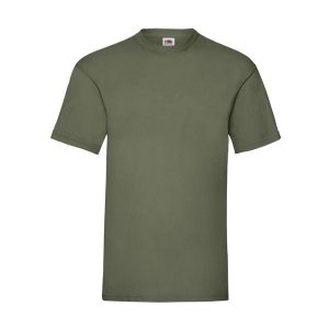 Koszulka Unisex Dla Dorosłych Valueweight. Zielone bluzki FRUIT OF THE LOOM, l, bez wzorów, sportowe, bez kołnierzyka, bez ramiączek. Za 35,99 zł.