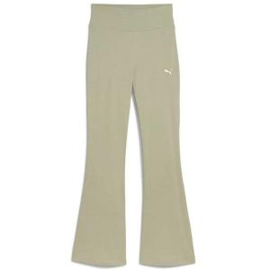 Damskie legginsy Puma Ess z wysokim stanem, rozkloszowane, zielone 2xl. Zielone legginsy Puma, bez wzorów, z bawełny, z podwyższonym stanem. Za 135,83 zł.