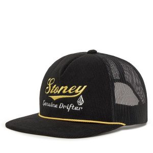 Czapka z daszkiem Volcom. Czarne czapki Volcom, bez wzorów. Za 89,99 zł.