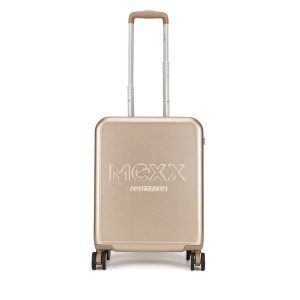 Walizka kabinowa MEXX. Brązowe walizki Mexx, bez wzorów. Za 279,99 zł.