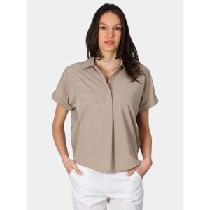 Koszulka damska Luhta Ahveninen. Brązowe spódnice Luhta, na co dzień, bez wzorów. Za 279,00 zł.