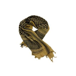 Chusta bandana arafatka. Brązowe apaszki i chusty TEXAR, bez wzorów. Za 28,99 zł.