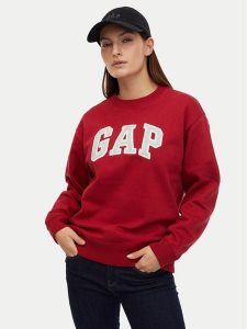 Gap Bluza 554936-22 Czerwony Regular Fit. Czerwone bluzy GAP, xxs, bez wzorów, z bawełny, bez kaptura. Za 149,99 zł.