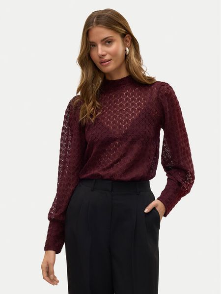 Vero Moda Bluzka Becca 10302894 Fioletowy Regular Fit. Fioletowe bluzki Vero Moda, s, bez wzorów, z syntetyku, bez kołnierzyka, bez ramiączek. Za 99,99 zł.