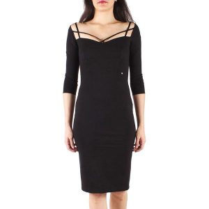 Sukienka w kolorze czarnym. Czarne sukienki marki Sexy Woman. W wyprzedaży za 159,95 zł.