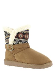 ISLAND BOOT Botki zimowe "Colorado" w kolorze jasnobrązowym rozmiar: 38. Brązowe botki Island Boot, na zimę, bez wzorów, z materiału, bez obcasa, bez zapięcia. Za 140,53 zł.