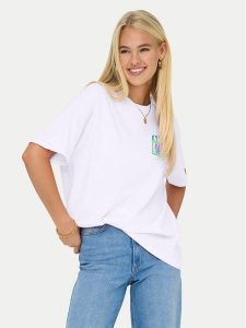 ONLY T-Shirt Vivvi 15346761 Żółty jasny Regular Fit. Żółte t-shirty ONLY, xs, bez wzorów, z bawełny, bez kołnierzyka, bez ramiączek. Za 84,99 zł.