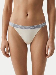 Emporio Armani Underwear Komplet stringów EW000405 AF19026 M0082 Biały. Białe komplety bielizny Emporio Armani Underwear, bez wzorów, z bawełny. Za 209,99 zł.