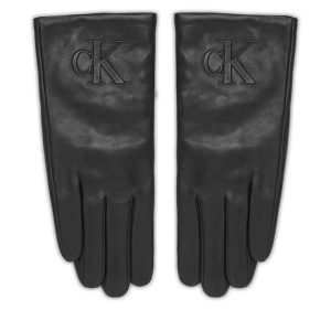 Rękawiczki Damskie Calvin Klein. Czarne rękawiczki Calvin Klein, bez wzorów. Za 369,99 zł.