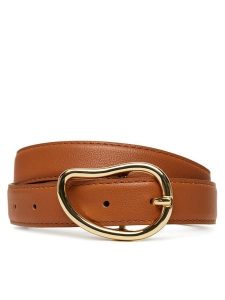 Pieces Pasek Damski Pcsigne Jeans Belt 17156585 Brązowy. Brązowe paski Pieces, bez wzorów, z jeansu. Za 59,99 zł.