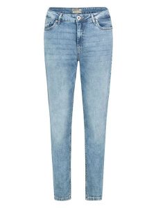 Sublevel Dżinsy - Slim fit - w kolorze błękitnym rozmiar: XS. Niebieskie jeansy Sublevel, z aplikacjami, z bawełny. Za 74,63 zł.