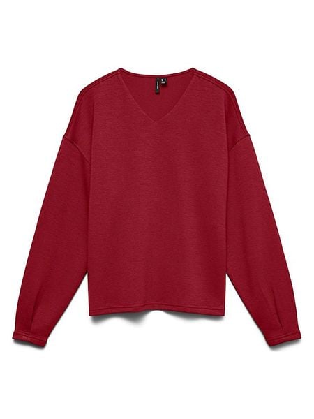 Vero Moda Bluza w kolorze czerwonym rozmiar: XS. Czerwone bluzy Vero Moda, xs, bez wzorów, bez kaptura. Za 104,95 zł.
