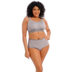 Figi damskie Elomi Downtime. Szare figi ELOMI, bez wzorów. Za 160,00 zł.