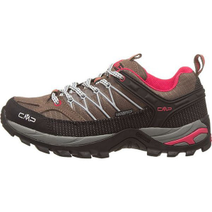 Skórzane buty turystyczne "Rigel" w kolorze czarno-jasnobrązowym. Brązowe buty trekkingowe marki CMP Women, z materiału. W wyprzedaży za 218,95 zł.