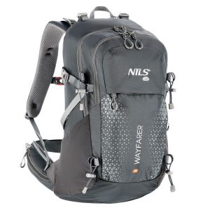 Plecak trekkingowy górski 35L Nils Camp Wayfarer NC1925 Air Flow z pokrowcem. Szare plecaki NILS CAMP. Za 151,20 zł.