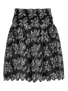 Peppercorn Spódnica "Tiffany" w kolorze czarno-białym rozmiar: 38. Czarne spódnice Peppercorn, na co dzień, bez wzorów, z bawełny, midi. Za 134,95 zł.