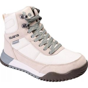 Buty Damskie Wezen Suede Waterproof Mid Shoes. Brązowe buty trekkingowe IGUANA, bez zapięcia. Za 404,99 zł.