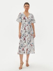 Desigual Sukienka letnia Camisero 24WWVWXA Kolorowy Regular Fit. Kombinezony Desigual, na lato, l, bez wzorów, z wiskozy, bez kołnierzyka, bez ramiączek. Za 299,99 zł.