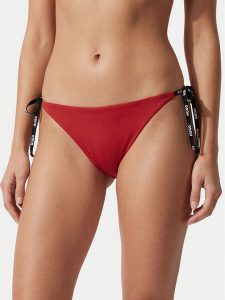 HUGO Dół od bikini Pure Side Tie 50555671 Różowy. Czerwone bikini Hugo, bez wzorów, z syntetyku. Za 199,99 zł.