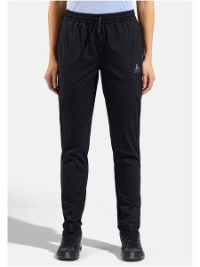 Odlo Spodnie funkcyjne "Essential" w kolorze czarnym rozmiar: 34. Czarne spodnie dresowe ODLO, bez wzorów, z materiału, outdoorowe. Za 260,99 zł.