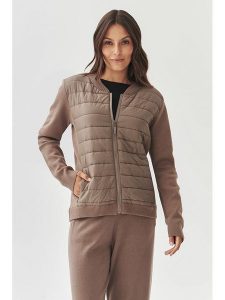 TATUUM Bluza w kolorze jasnobrązowym rozmiar: L. Brązowe bluzy Tatuum, l, bez wzorów, bez kaptura. Za 190,45 zł.