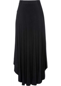 Spódnica z dżerseju ze zrównoważonej wiskozy. Niebieskie spódnice bonprix, bez wzorów, z dżerseju, eleganckie, maxi. Za 139,99 zł.