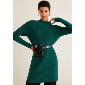 Mango - Sweter Gaston. Długie swetry marki Mango. W wyprzedaży za 99,90 zł.