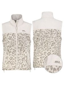 Sublevel Kamizelka polarowa w kolorze szaro-białym rozmiar: XL. Białe kamizelki Sublevel, xl, bez wzorów, z polaru, bez kołnierzyka, bez ramiączek, bez kaptura. Za 149,66 zł.