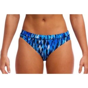 Bikini - dół od bikini Funkita Sports Brief Wing Streak. Niebieskie bikini Funkita, bez wzorów. Za 129,00 zł.