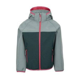 Trespass Hanbury- Kurtka softshell unisex Pine. Czarne kurtki Trespass, bez wzorów, z softshellu, bez kaptura. Za 186,83 zł.