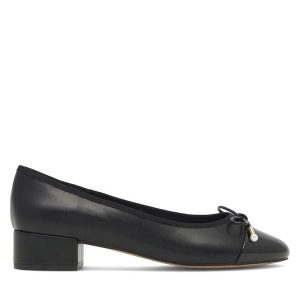 Baleriny Nine West. Czarne balerinki Nine West, bez wzorów, bez obcasa, bez zapięcia. Za 119,99 zł.