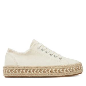 Espadryle DeeZee. Brązowe espadryle DeeZee, bez wzorów, bez obcasa. Za 99,99 zł.
