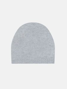 Perfect Cashmere Kaszmirowa czapka "Signy" w kolorze szarym rozmiar: onesize. Szare czapki Perfect Cashmere, bez wzorów, z kaszmiru. Za 146,28 zł.