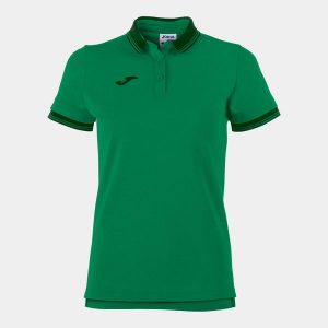 Koszulka polo do tenisa damska Joma Bali II. Zielone bluzki JOMA, xl, bez wzorów, sportowe, bez kołnierzyka, bez ramiączek. Za 163,85 zł.