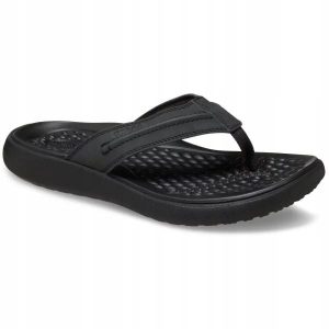 Japonki Dla Dorosłych Crocs Yukon Vista II Lr Flip. Szare klapki Crocs, bez wzorów, z materiału, bez obcasa. Za 199,00 zł.