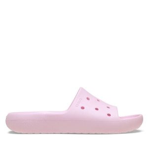 Klapki Crocs. Czerwone klapki Crocs, bez wzorów, bez obcasa. Za 109,99 zł.