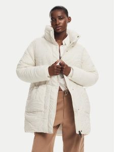 Desigual Kurtka zimowa Aarhus 24WWEWAC Écru Regular Fit. Kurtki Desigual, na zimę, xs, bez wzorów, z syntetyku, bez kaptura. Za 479,99 zł.