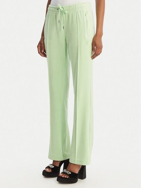 Juicy Couture Spodnie dresowe Tina JCWBJ126327 Zielony Straight Leg. Zielone spodnie dresowe Juicy Couture, xl, bez wzorów, z dresówki. Za 399,99 zł.