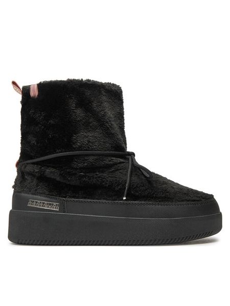 Napapijri Śniegowce NP0A4IKI Czarny. Czarne buty zimowe Napapijri, z materiału, bez obcasa, bez zapięcia. Za 569,99 zł.