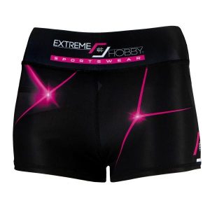 Spodenki sportowe damskie do jogi fitnessu EXTREME HOBBY MT SPORT. Czerwone spodenki sportowe EXTREME HOBBY, s, bez wzorów, z dzianiny, do biegania. Za 148,00 zł.