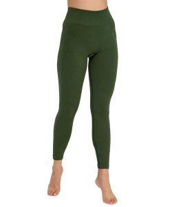 Legginsy damskie z wysokim stanem Brubeck CASUAL. Zielone legginsy Brubeck, bez wzorów, z dzianiny, z podwyższonym stanem. Za 169,00 zł.