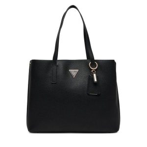 Torebka Guess. Czarne torebki klasyczne Guess, z aplikacjami, bez dodatków. Za 479,99 zł.