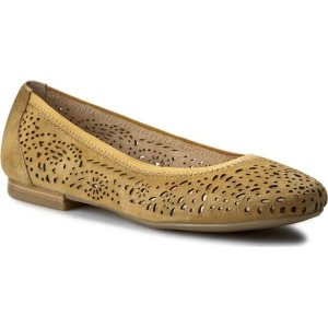 Baleriny CAPRICE - 9-22104-28 Saffron Suede 623. Balerinki marki Caprice. W wyprzedaży za 169,00 zł.