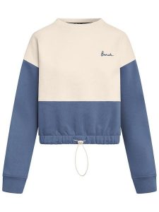 Bench Bluza w kolorze biało-granatowym rozmiar: 40. Białe bluzy Bench, bez wzorów, bez kaptura. Za 126,99 zł.