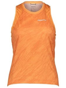 Craft Top kolarski "Core Endur' w kolorze pomarańczowym rozmiar: L. Pomarańczowe topy Craft, l, bez wzorów, bez kołnierzyka, bez ramiączek. Za 100,99 zł.