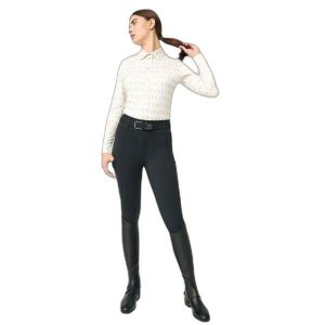 Damskie legginsy jeździeckie o średniej przyczepności PS of Sweden Katja. Czarne legginsy PS OF SWEDEN, bez wzorów. Za 368,00 zł.