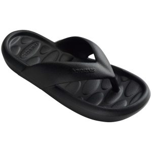 Klapki damskie Havaianas Flip Flop Candy Pop. Czarne klapki Havaianas, bez wzorów, bez obcasa. Za 203,00 zł.