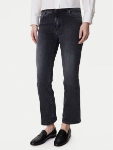 Weekend Max Mara Jeansy Rapallo 2615181071 Czarny Skinny Fit. Czarne jeansy Weekend Max Mara, bez wzorów, z bawełny. Za 662,99 zł.