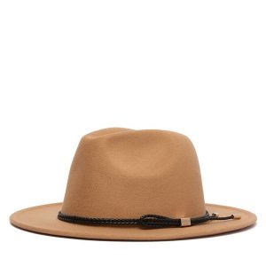 Kapelusz Guess. Brązowe kapelusze Guess, z aplikacjami. Za 234,99 zł.